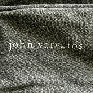 John Varvatos Weekender Zip up Canvas & Leather Medium Mens Duffle Bag